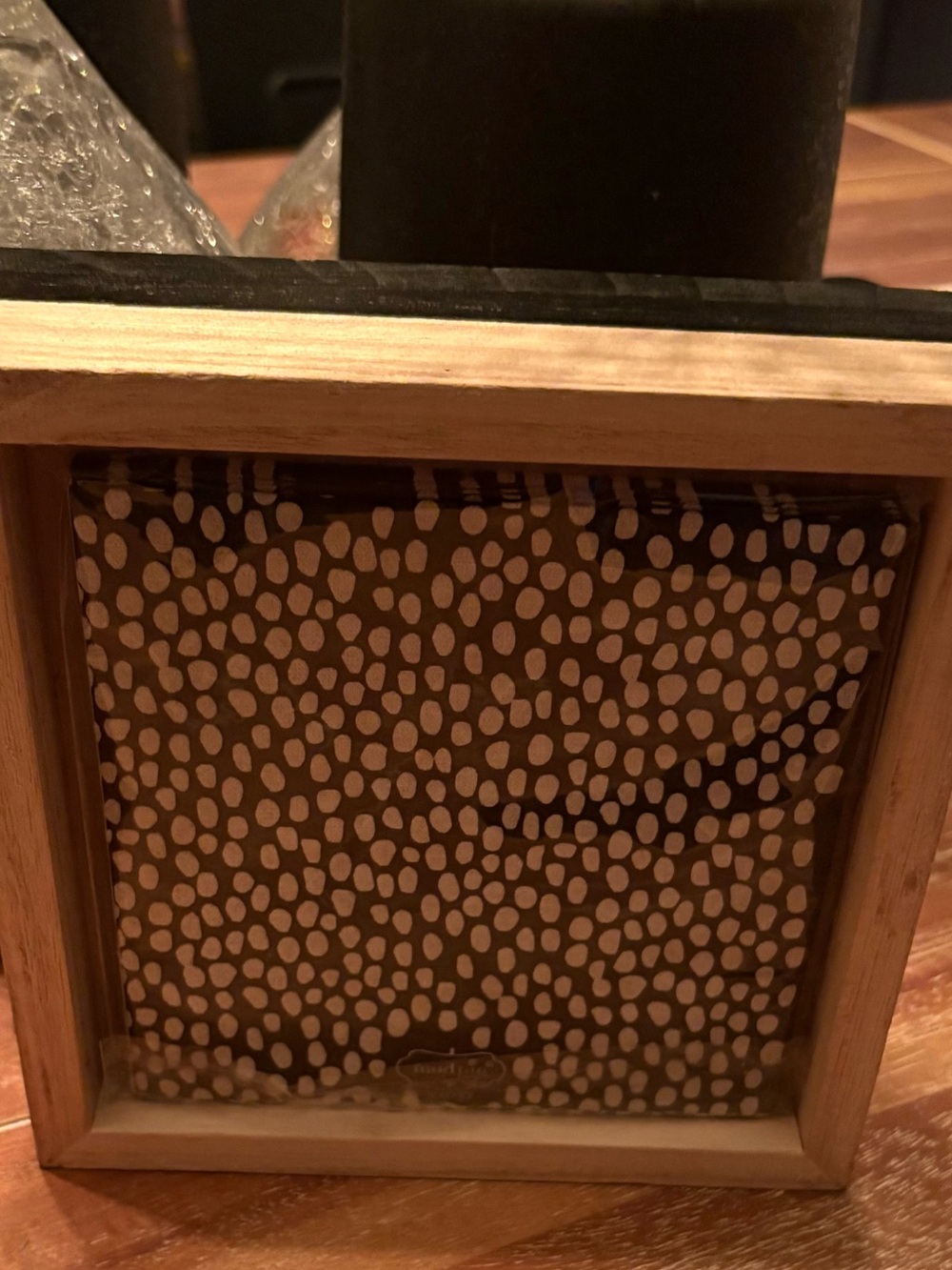 Mud Pie Wooden Napkin Holder